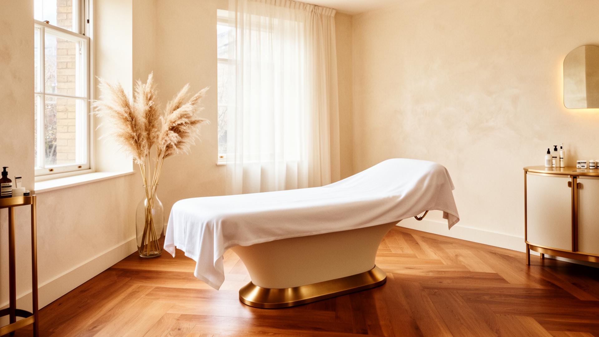 EDIT London — calm, luxury treatment room